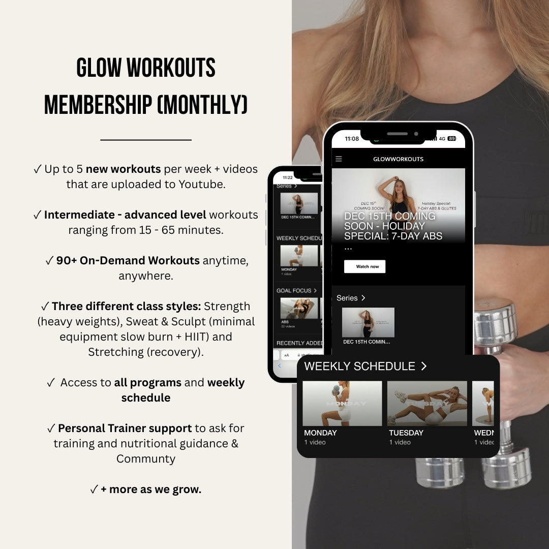 Glow Workouts Studio Membership (Monthly)